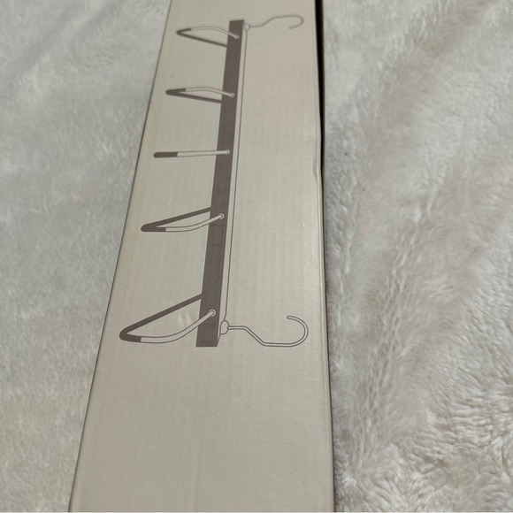 MORALVE Space Saving Hangers for Closet Organizer 2 pant hangers Mahogany Tone - Picture 3 of 3